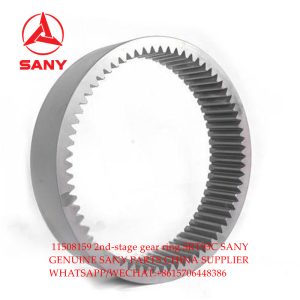 11508159 Geunine SANY 2nd-stage gear ring for Rigid Off-Highway Mining Truck SRT95C Spare Parts