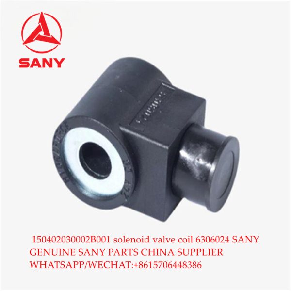 150402030002B001 genuine SANY crane solenoid valve coil 6306024 from Chinese factory wholesale