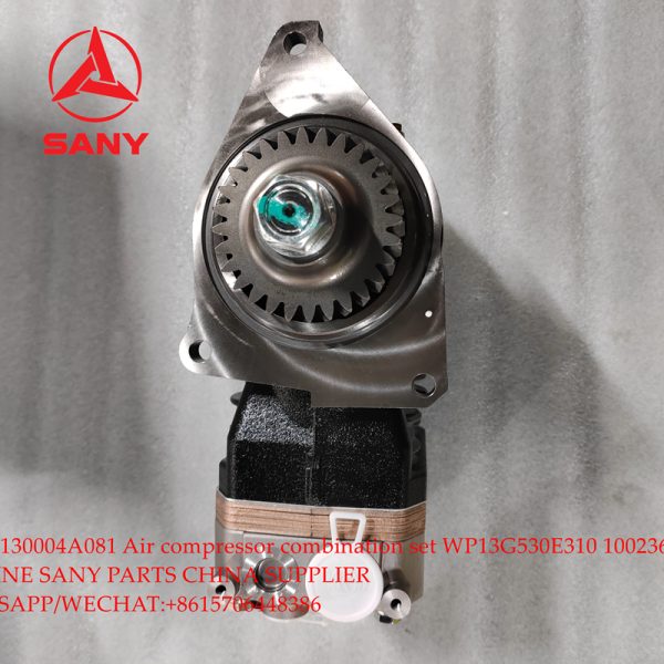 SANY Mining Truck SKT90S SKT105 spare parts 160102130004A081 Air compressor combination 1002365110 for WEICHAI WP13G530E310 ENGINE