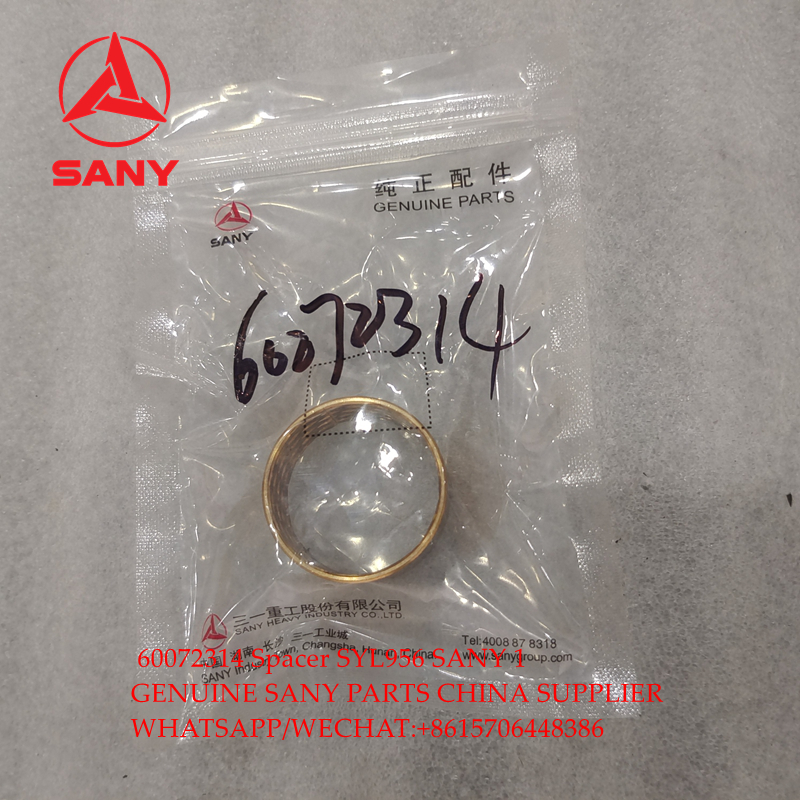 60072314 Genuine Sany Spacer for SYL956 wheel loader SY75C excavator spare parts