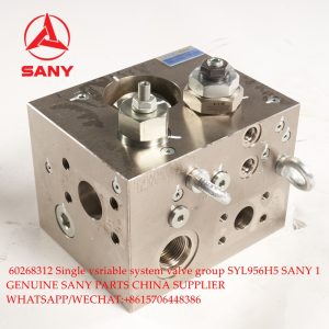 60268312 Genuine SANY Single vsriable system valve group for SANY SYL956H5 wheel loader spare parts