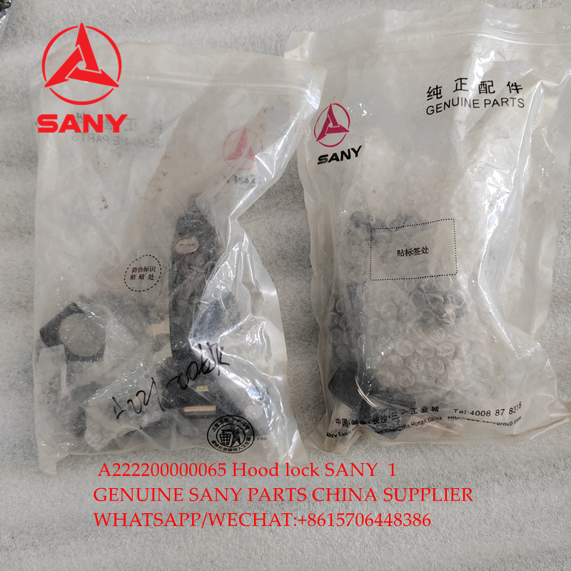 A222200000065 Genuine Sany Parts Hood lock NBS6105010 A222200000012 for SRC550 SY215 SY215C excavator spare parts