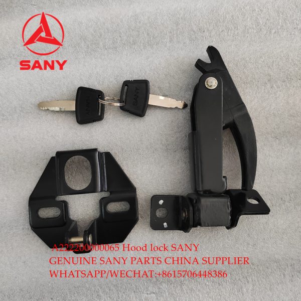 A222200000065 Genuine Sany Parts Hood lock NBS6105010 A222200000012 for SRC550 SY215 SY215C excavator spare parts