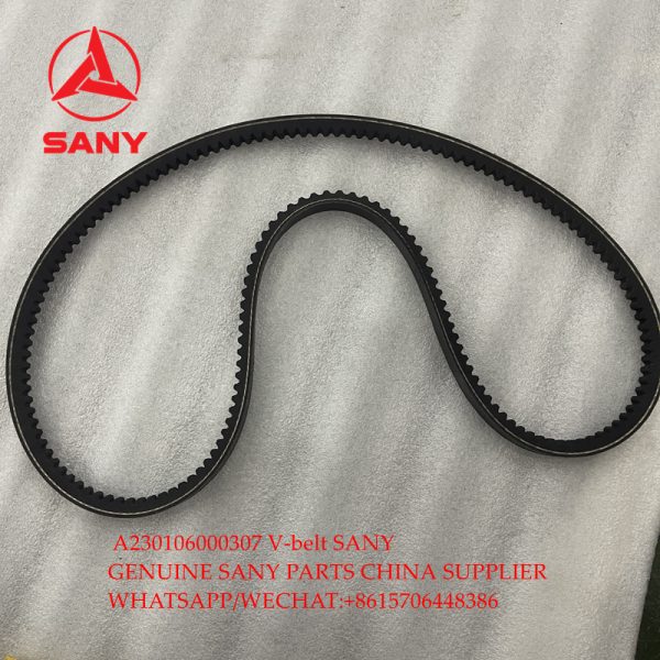 Genuine Parts A230106000307 V-belt for SANY excavator SY215 SY135C SY135C9
