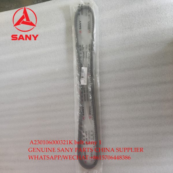 A230106000321K SANY belt AV13 × 1150GB12732 for Excavator SY195C9 SY65C SY35C2Y4WU SY35C SY35C2 Spare Parts
