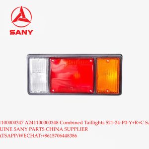A241100000347 A241100000348 Sany Mobile Crane Combination tail light 5/21-24-P0-Y+R+C for STC250S5 STC800S QY25C