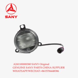 Original SANY Parts A241100000380 Fog Lamp for SANY STC250S5 STC800S QY25C QY50C Truck Crane Spare Parts