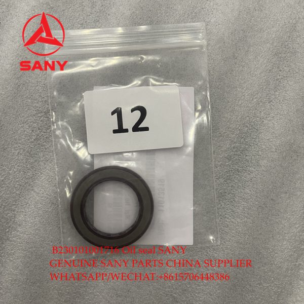 B230101001716 Genuine Sany Oil seal for Single Drum Roller YZ12CA YZ18 SSR180C SSR200AC parts