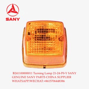 B241100000011 Genuine SANY Turning Lamp 21-24-P0-Y from Chinese manufacturer